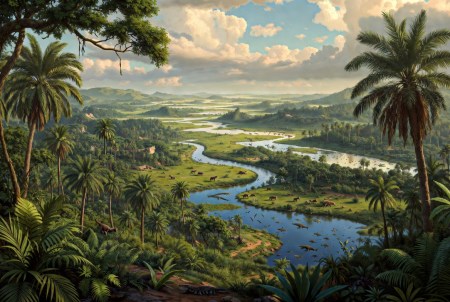 39-million-years ago the Sahara was a much greener landscape