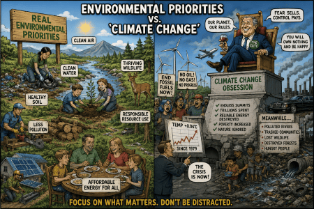 Environmental Priorities vs. ‘Climate Change’