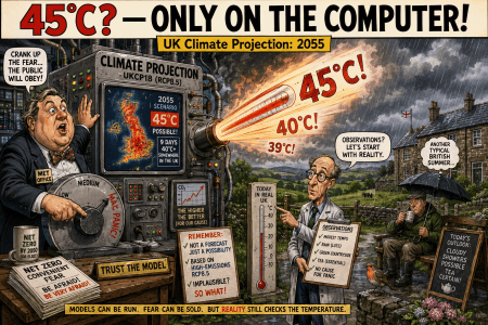“Implausible” Met Office UK Climate Projections Still Whipping up Unjustified Net Zero-Convenient Fear