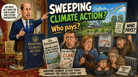 Prince William is Wrong, the Independent, Sweeping Climate Action Will Only Harm People