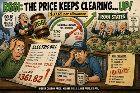 RGGI Auction Clearing Price Results