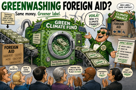 The Green Climate Fund is greenwashing normal foreign aid