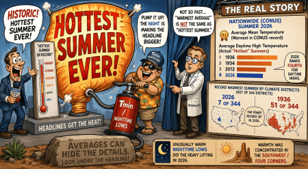 Was 2026 really the “hottest summer on record” in the United States?