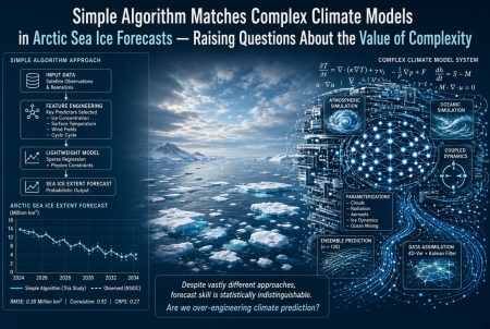 Simple Algorithm Matches Complex Climate Models in Arctic Sea Ice Forecasts — Raising Questions About the Value of Complexity