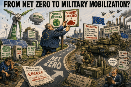 When All Else Fails, Start a War: Europe’s Descent From Net Zero Folly to Military Mobilization