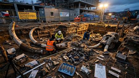 27,000-Year-Old Mammoth Hunt Unearthed Beneath Future Courthouse in Bohemia